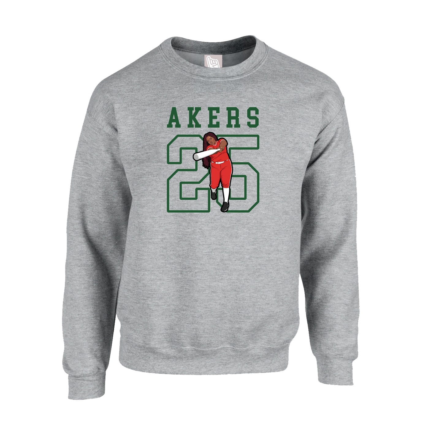 Fleece Crew — Shirsey in Grey