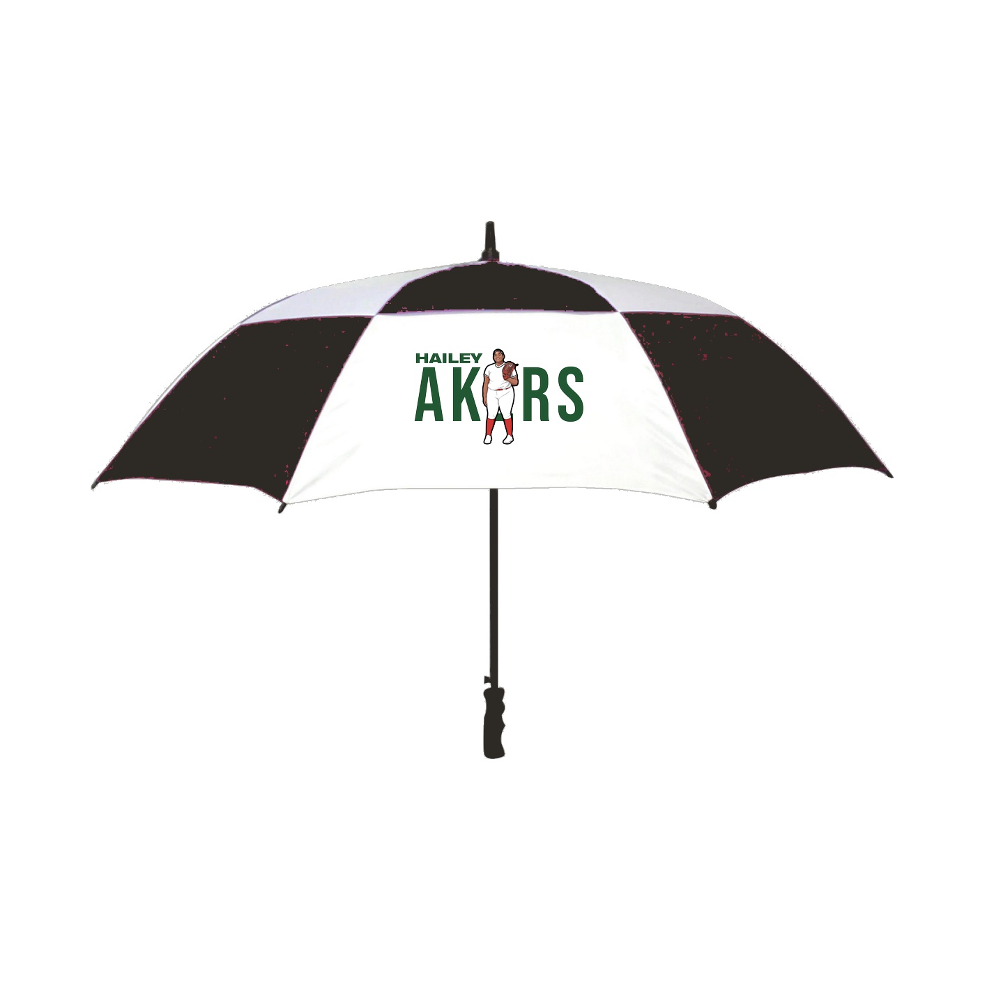 Golf Umbrella — Player Name in Black