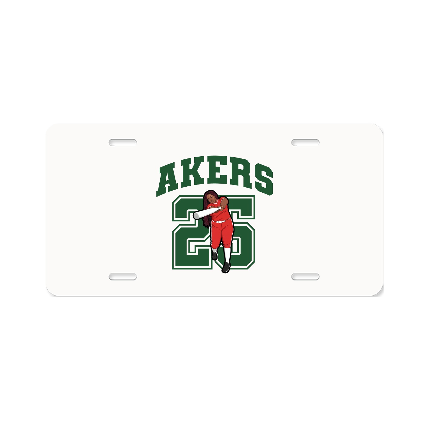 License Plate — Number in Classic