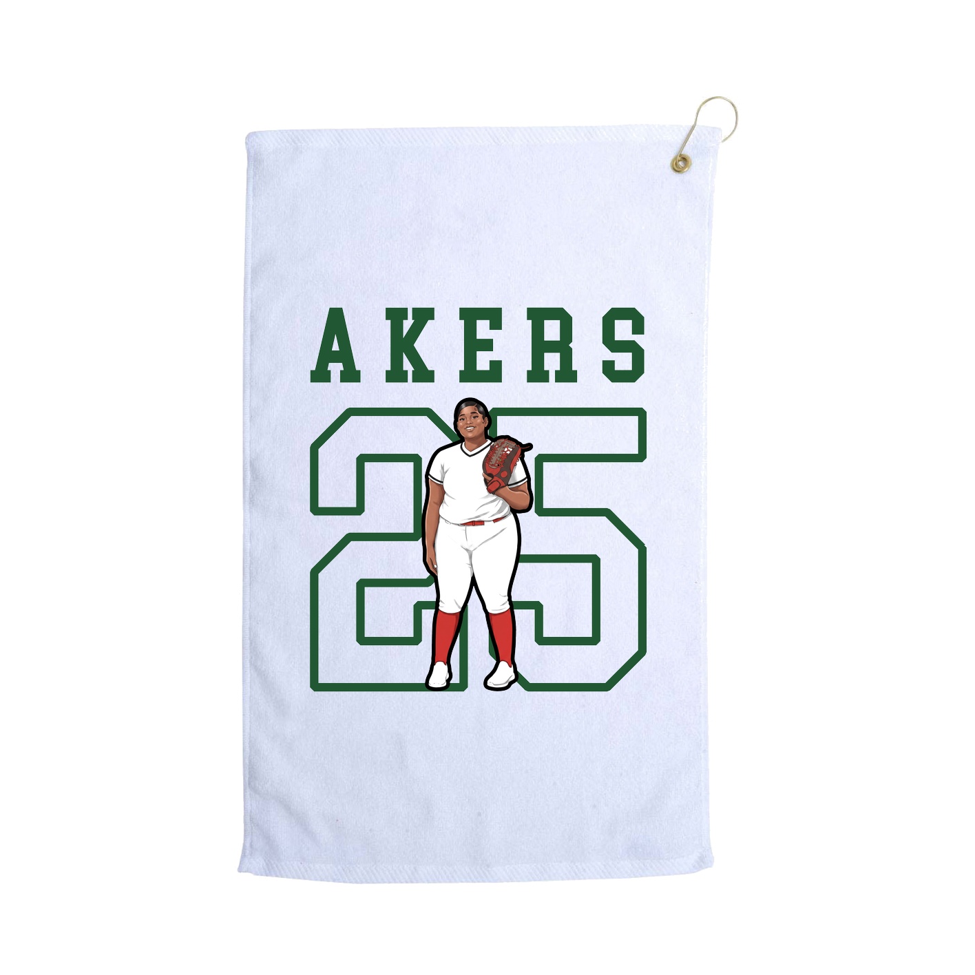 Golf Towel — Shirsey in White