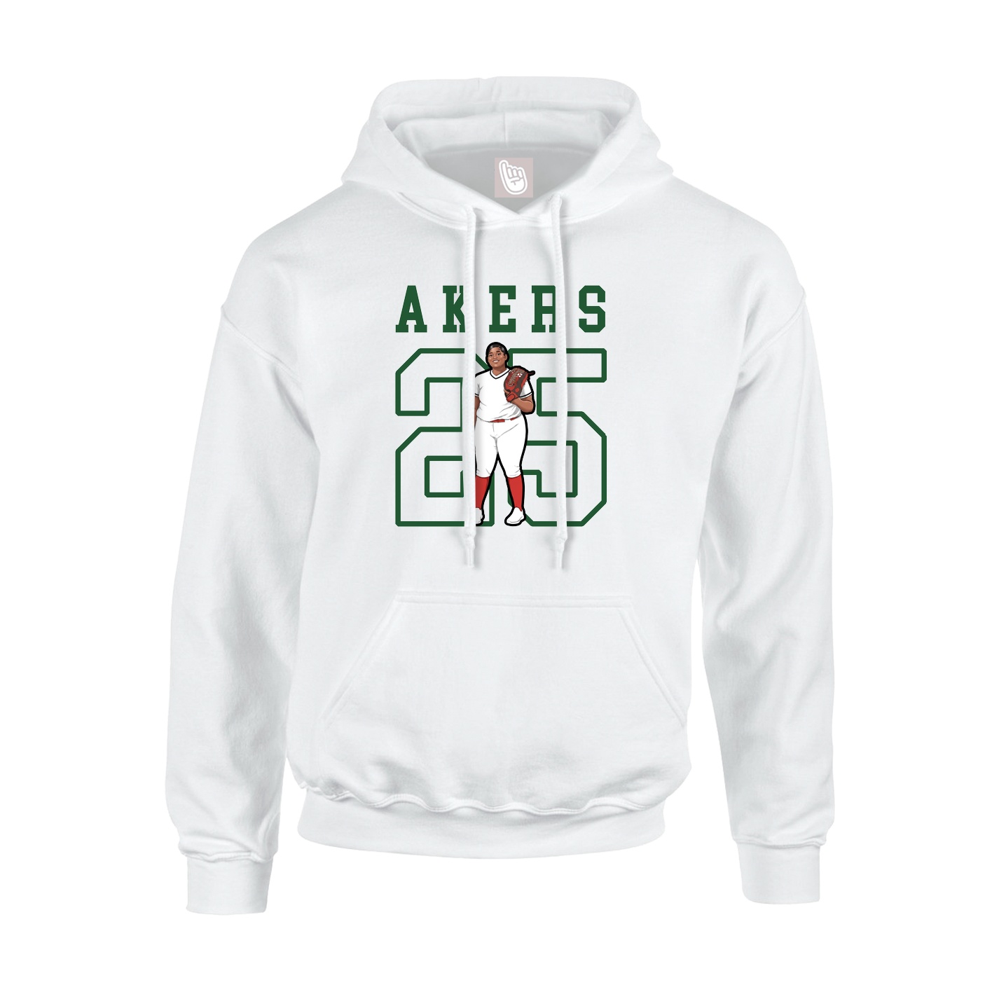 Hoodie — Shirsey in White