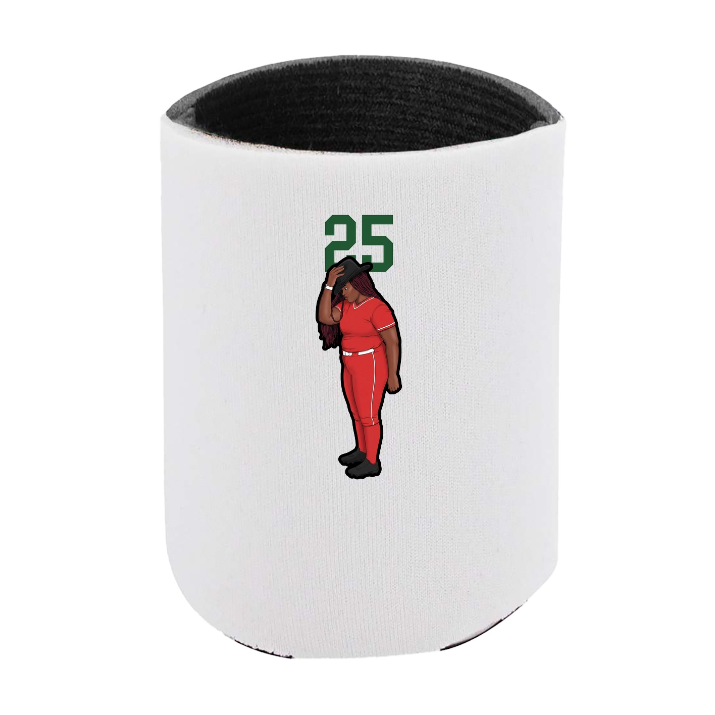 Can Holder — Number Top in White