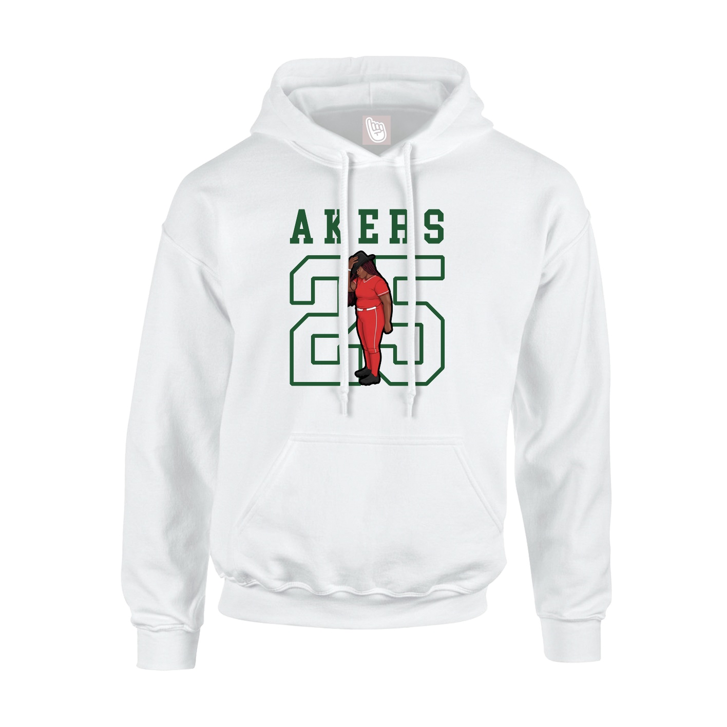 Hoodie — Shirsey in White