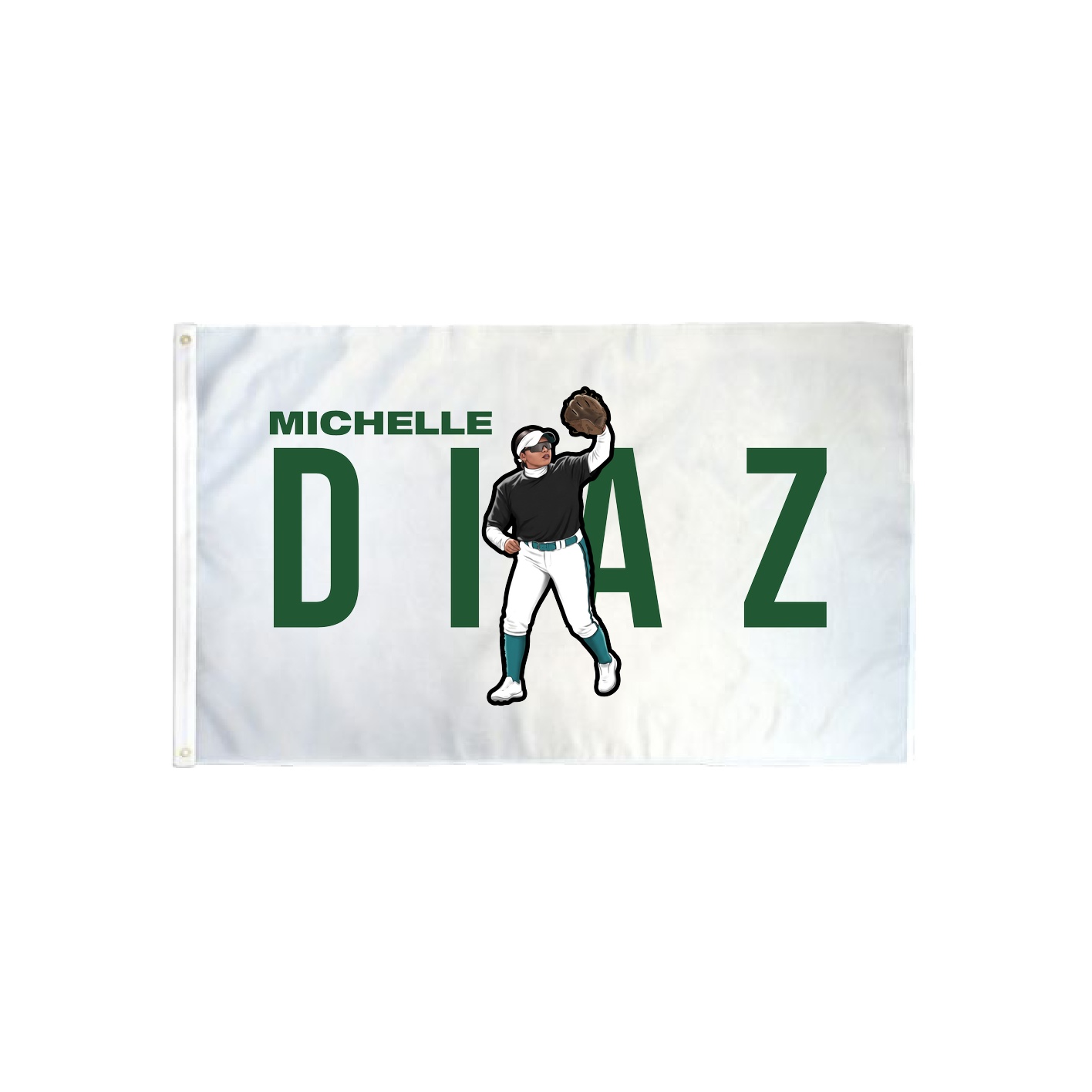 3x5 Flag — Player Name in Classic