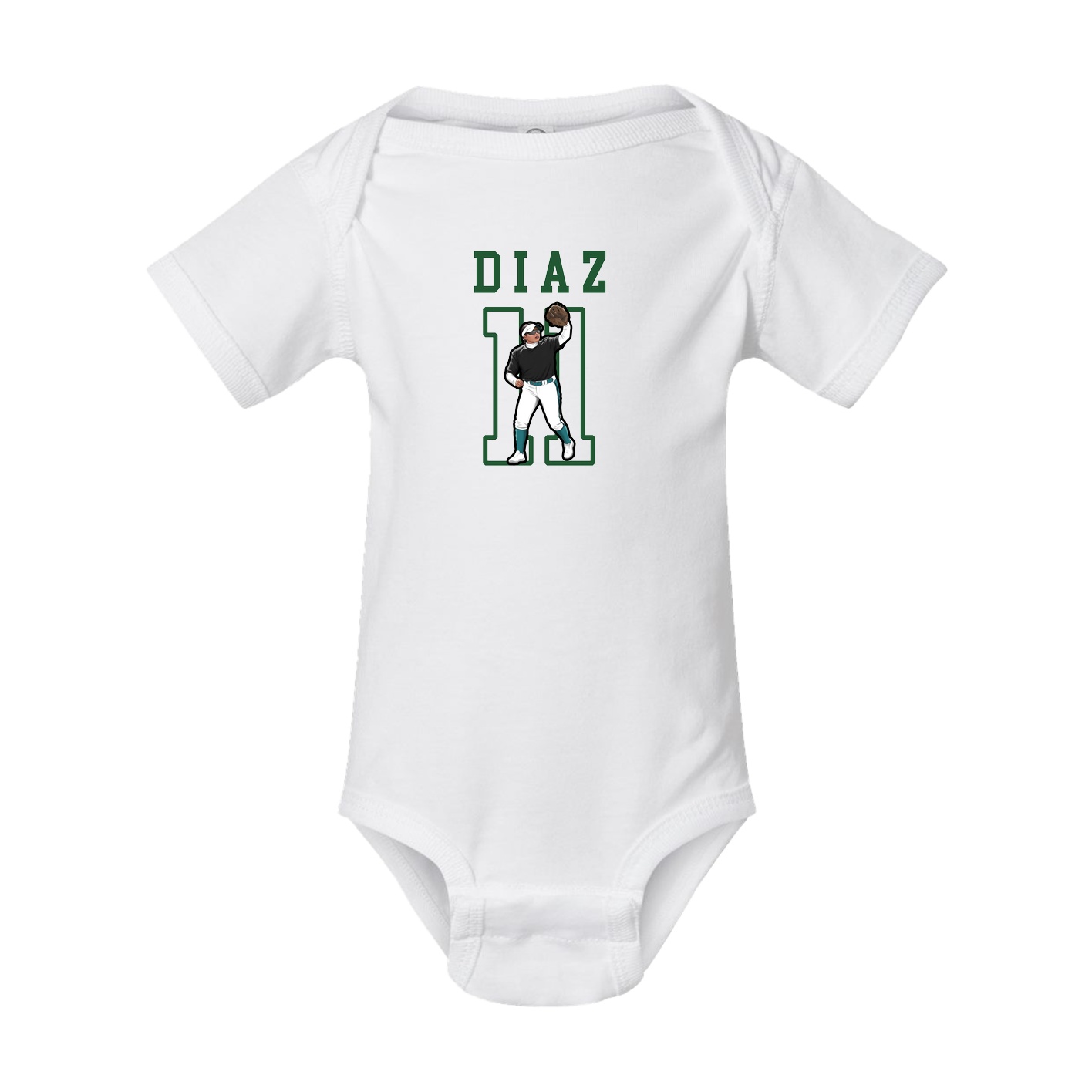 Baby Onesie — Shirsey in White