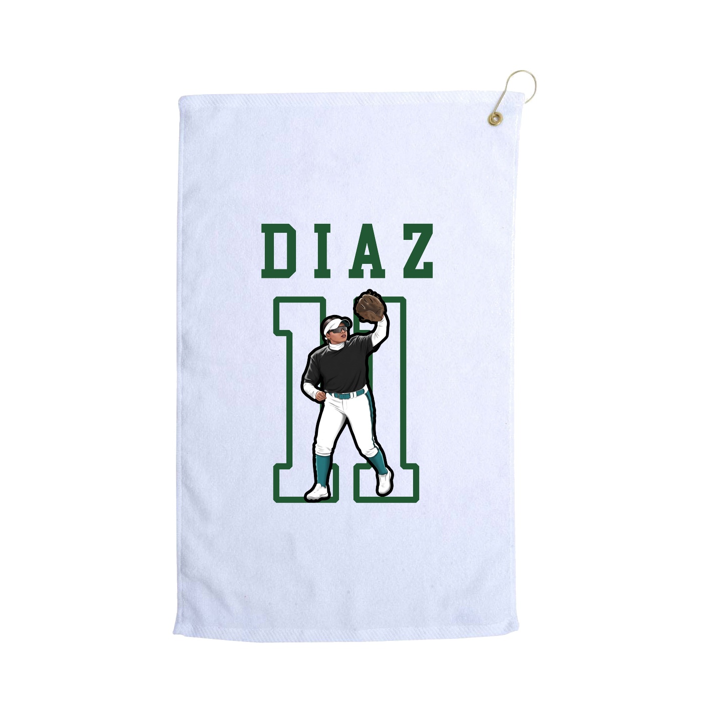Golf Towel — Shirsey in White