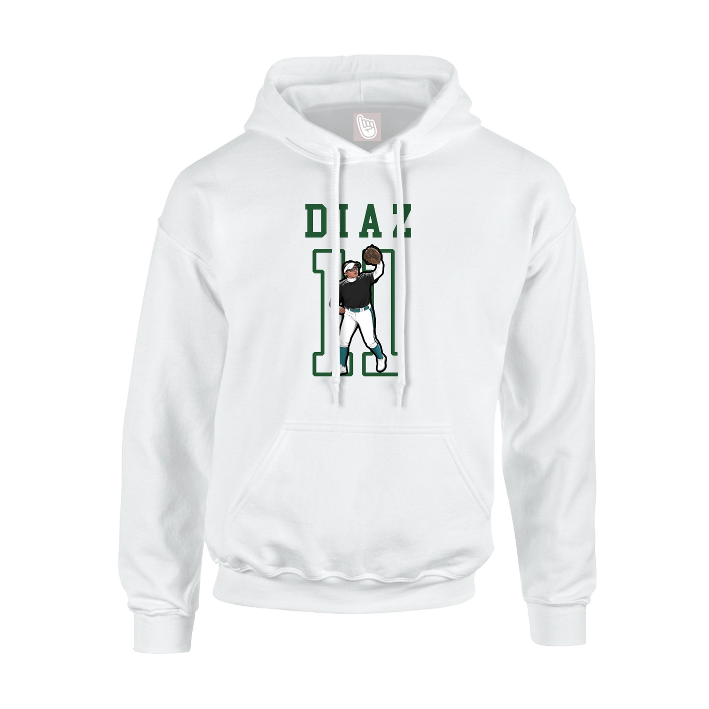 Hoodie — Shirsey in White