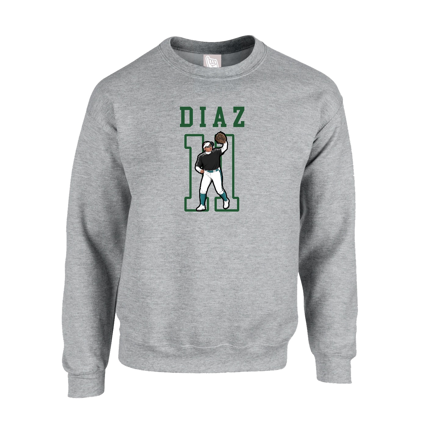 Fleece Crew — Shirsey in Grey