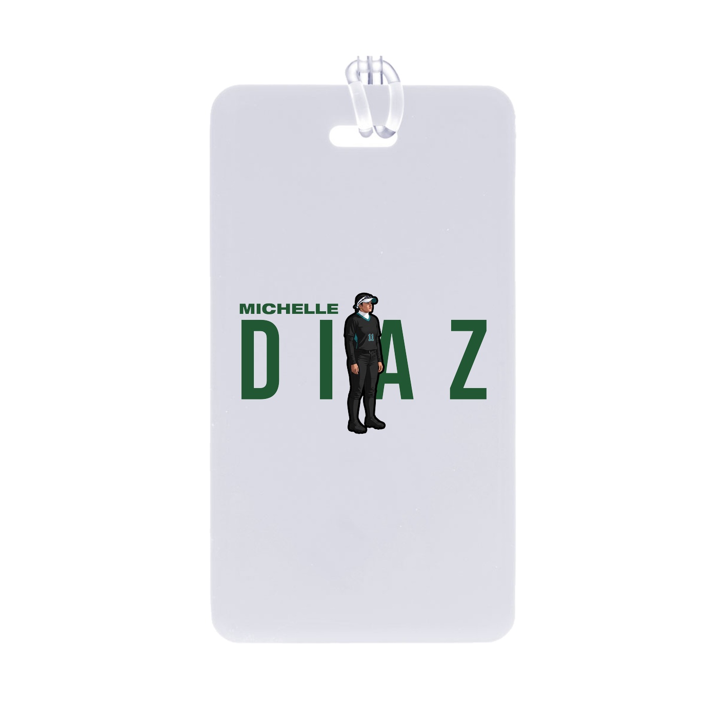 Bag Tag — Player Name in Classic