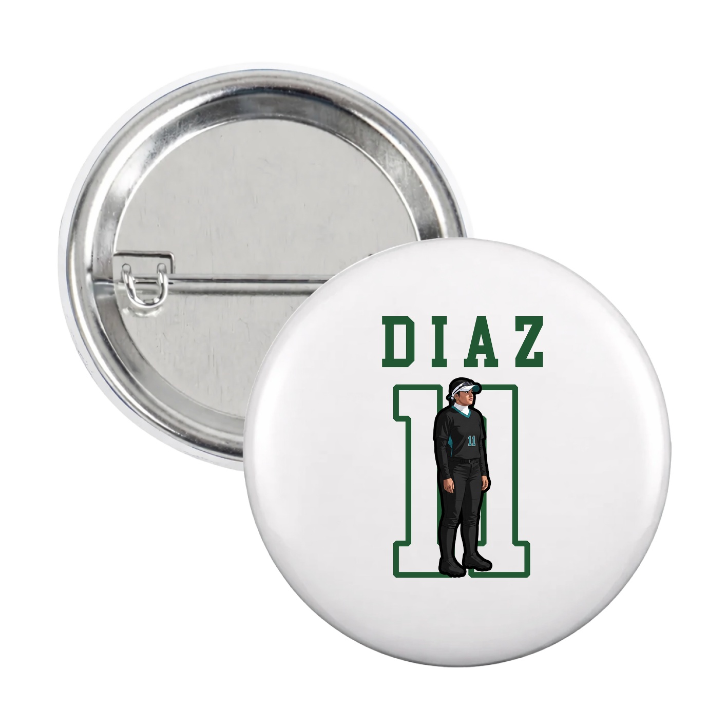 Game Day Button — Shirsey in White