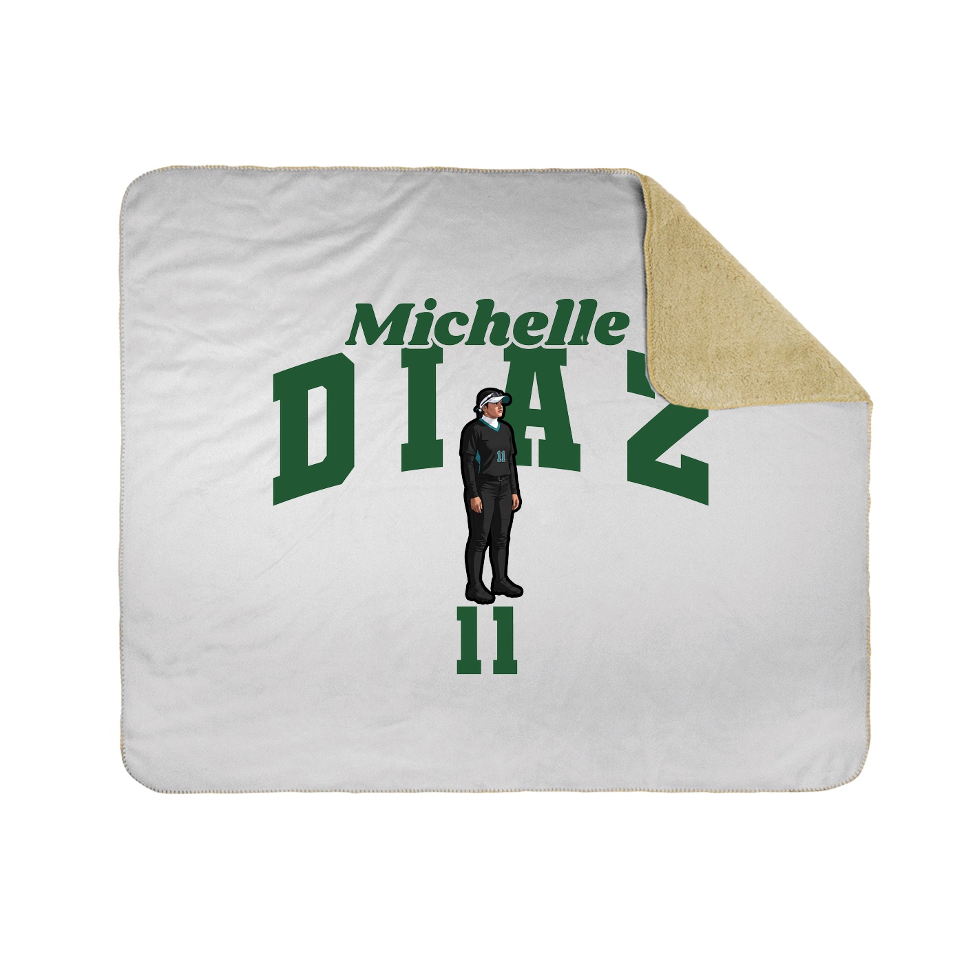 Throw Blanket — Signature Arch in White