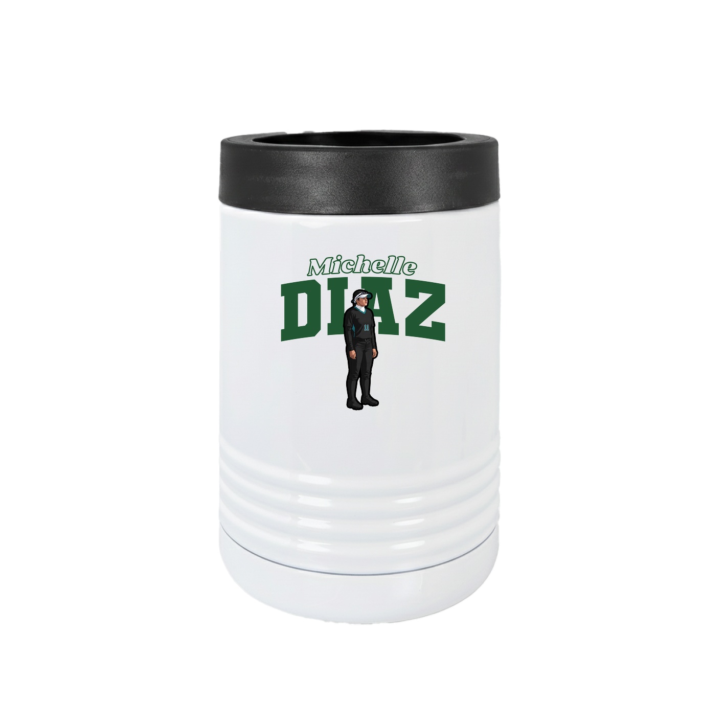 Beverage Holder — Name Arch in White
