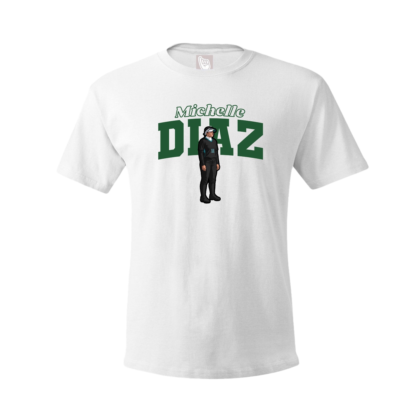 Tee — Name Arch in White