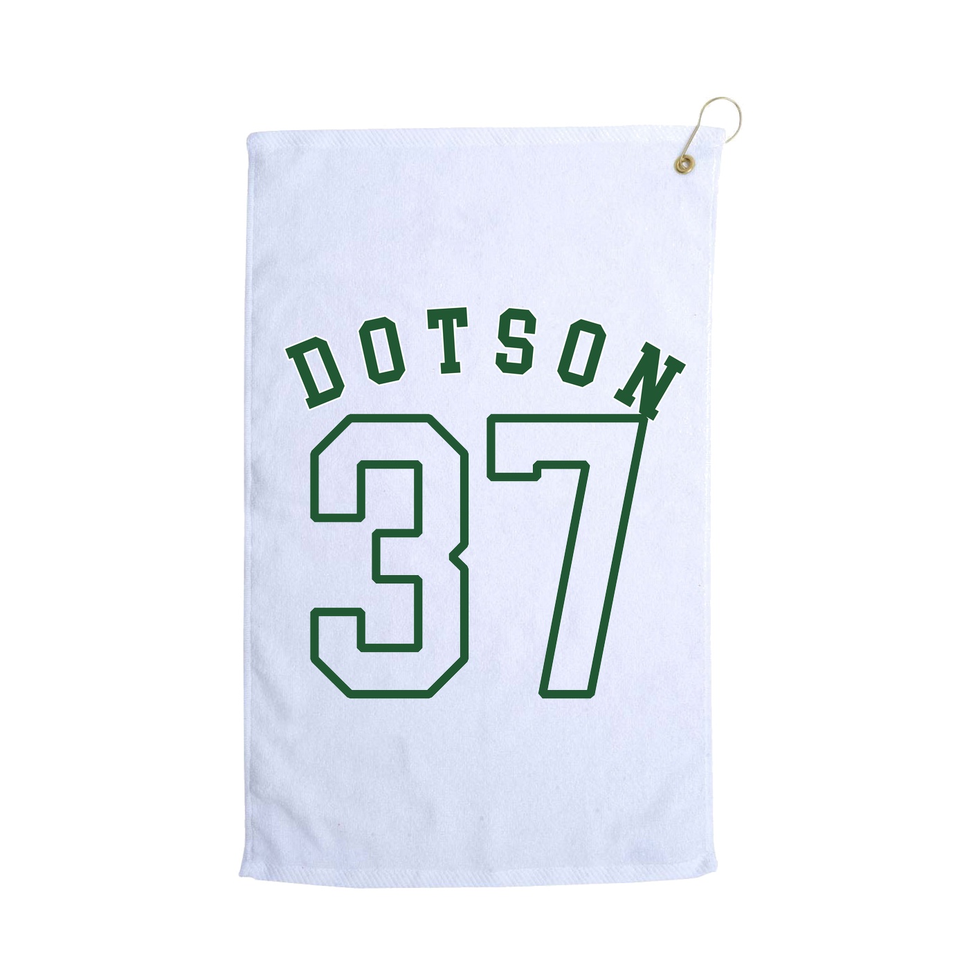 Golf Towel — Shirsey Arch in White