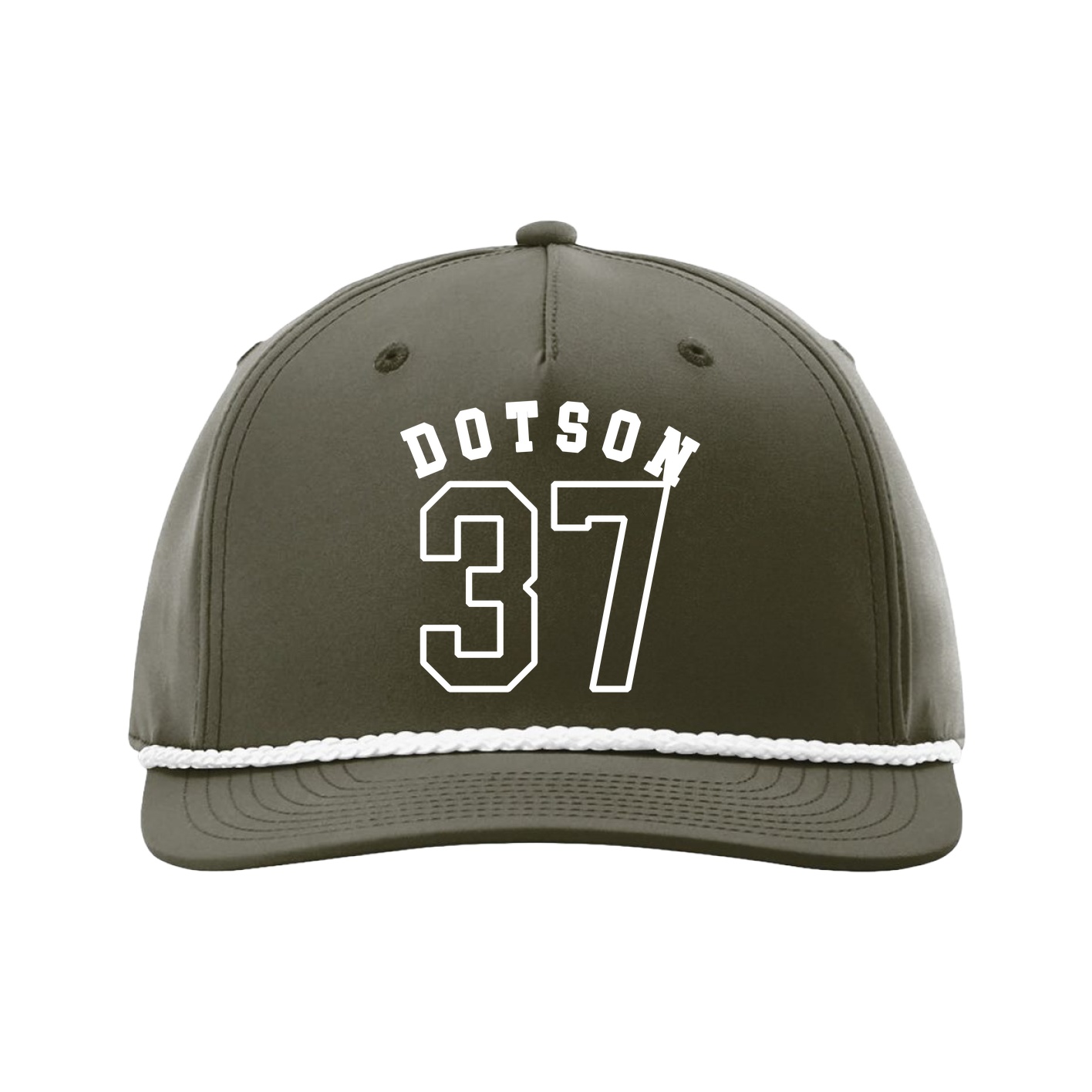 Five-Panel Classic Rope Cap — Shirsey Arch in Green