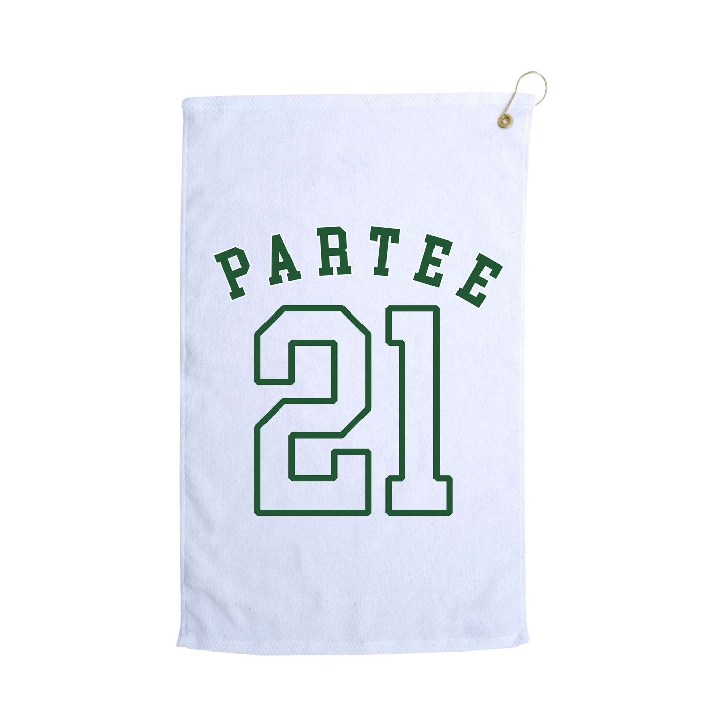 Golf Towel — Shirsey Arch in White