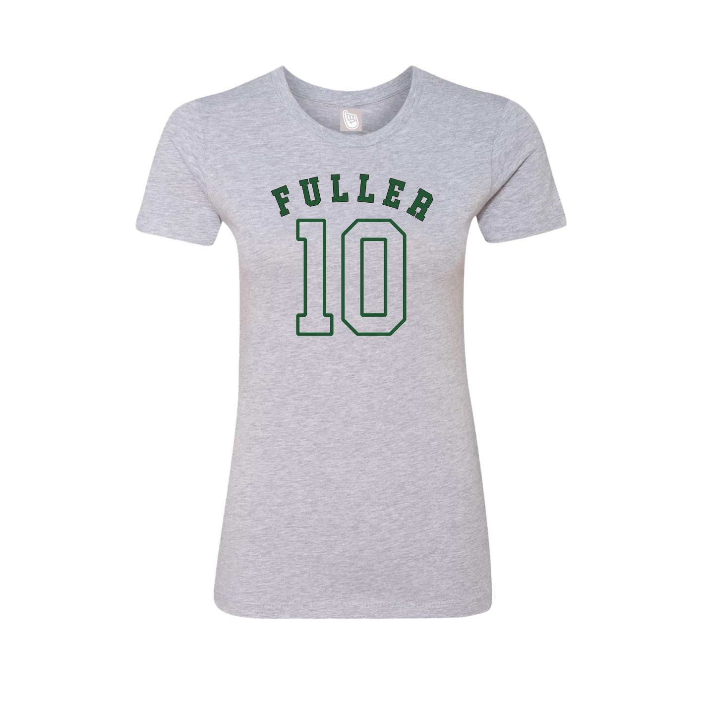 Fitted Women's Tee — Shirsey Arch in Grey