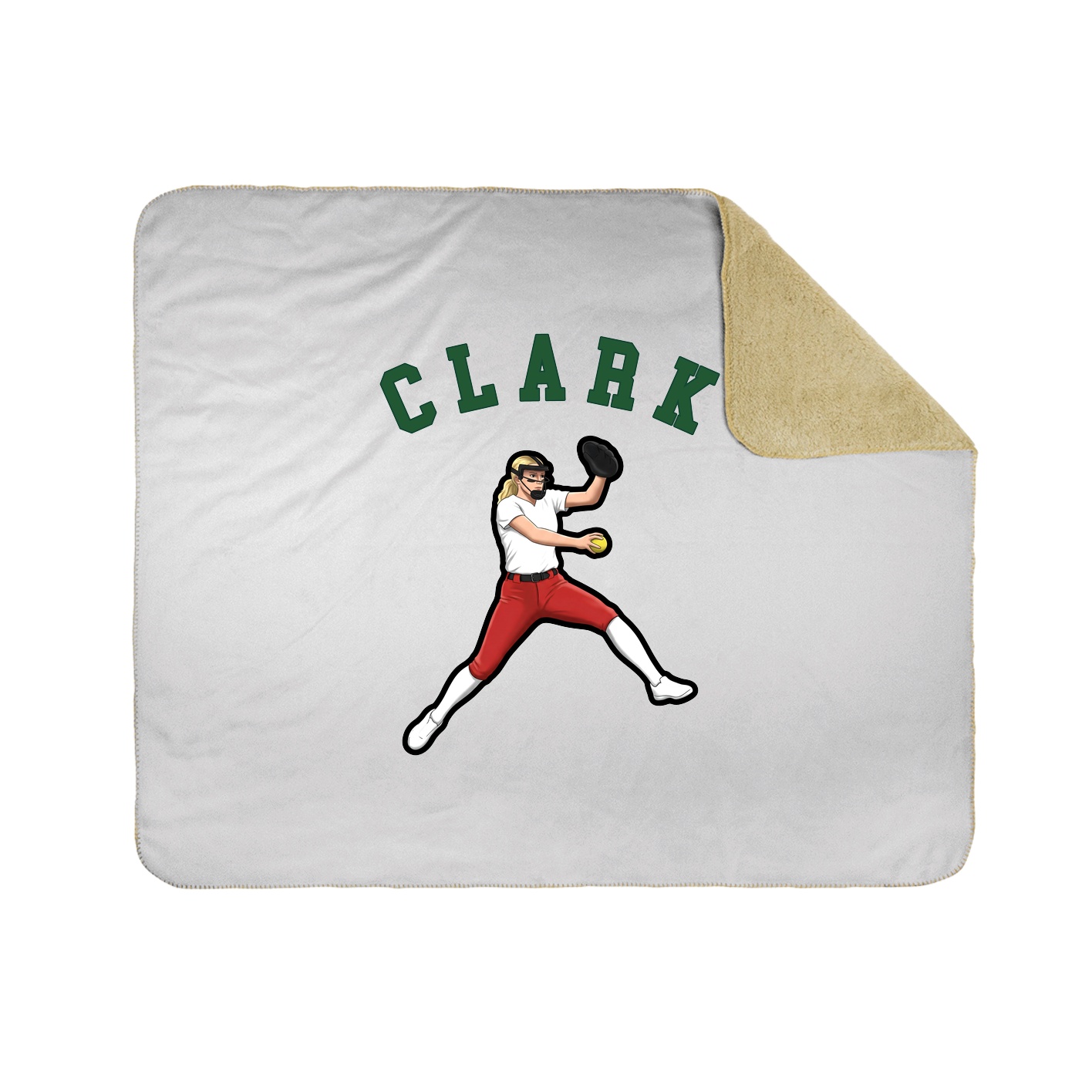 Throw Blanket — Shirsey Arch in White