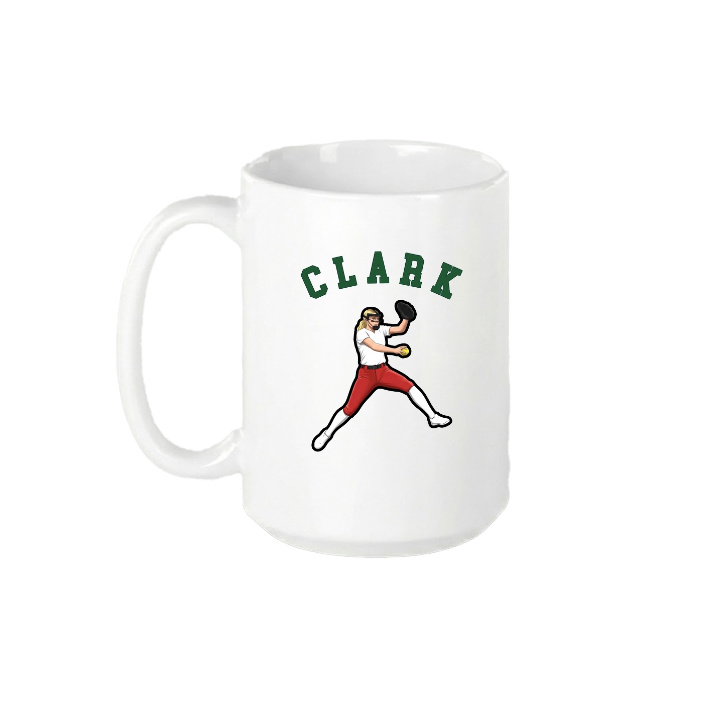 15oz Coffee Mug — Shirsey Arch in White