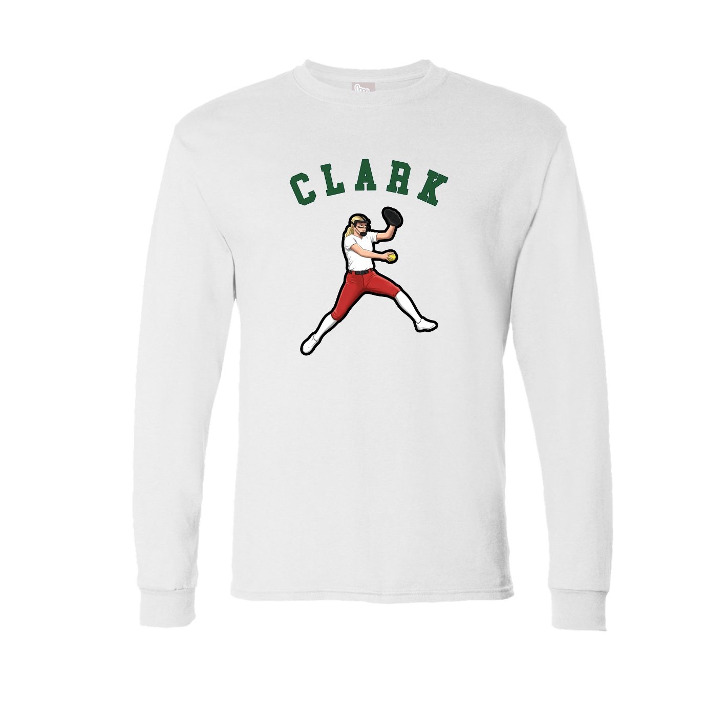 Long Sleeve Tee — Shirsey Arch in White