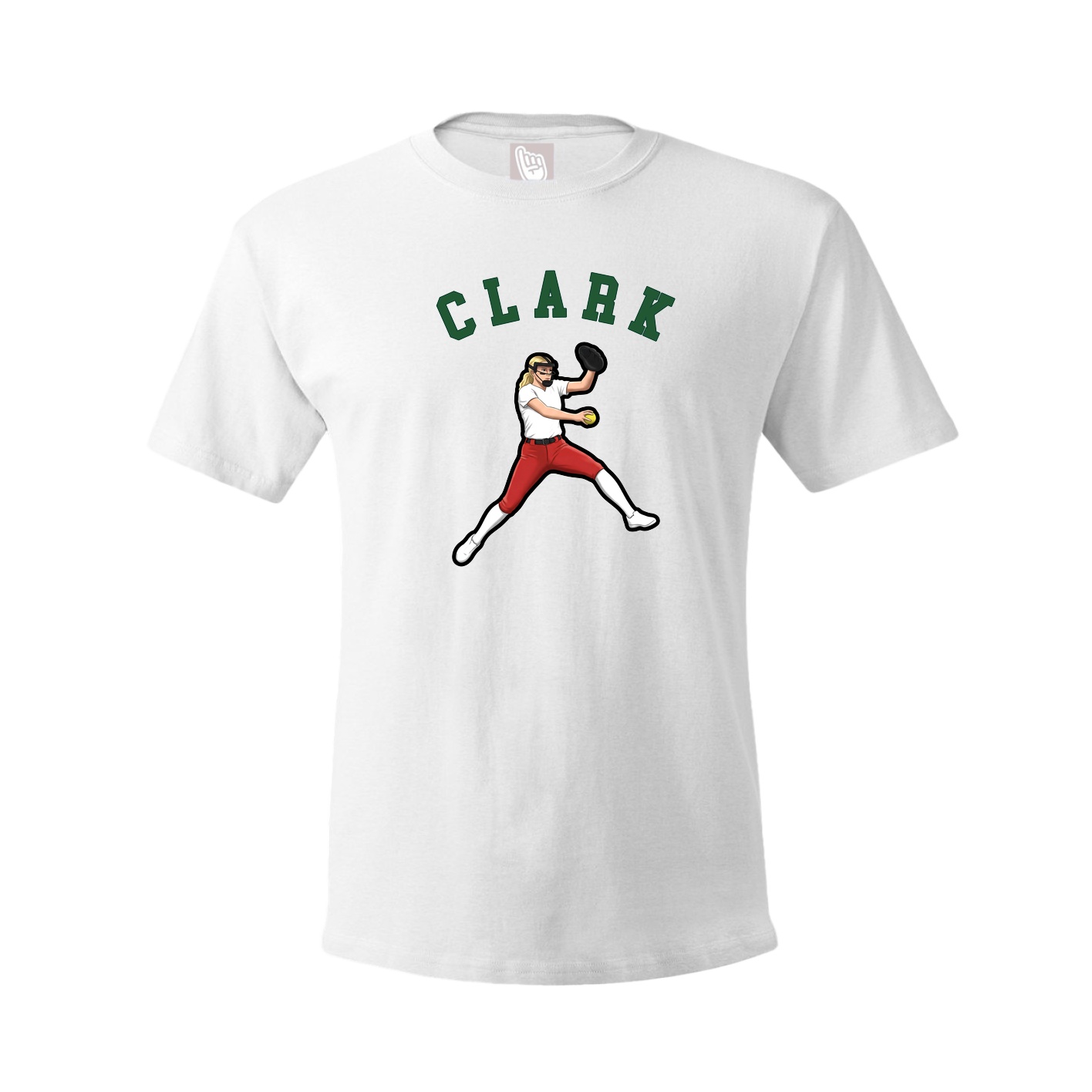 Youth Tee — Shirsey Arch in White