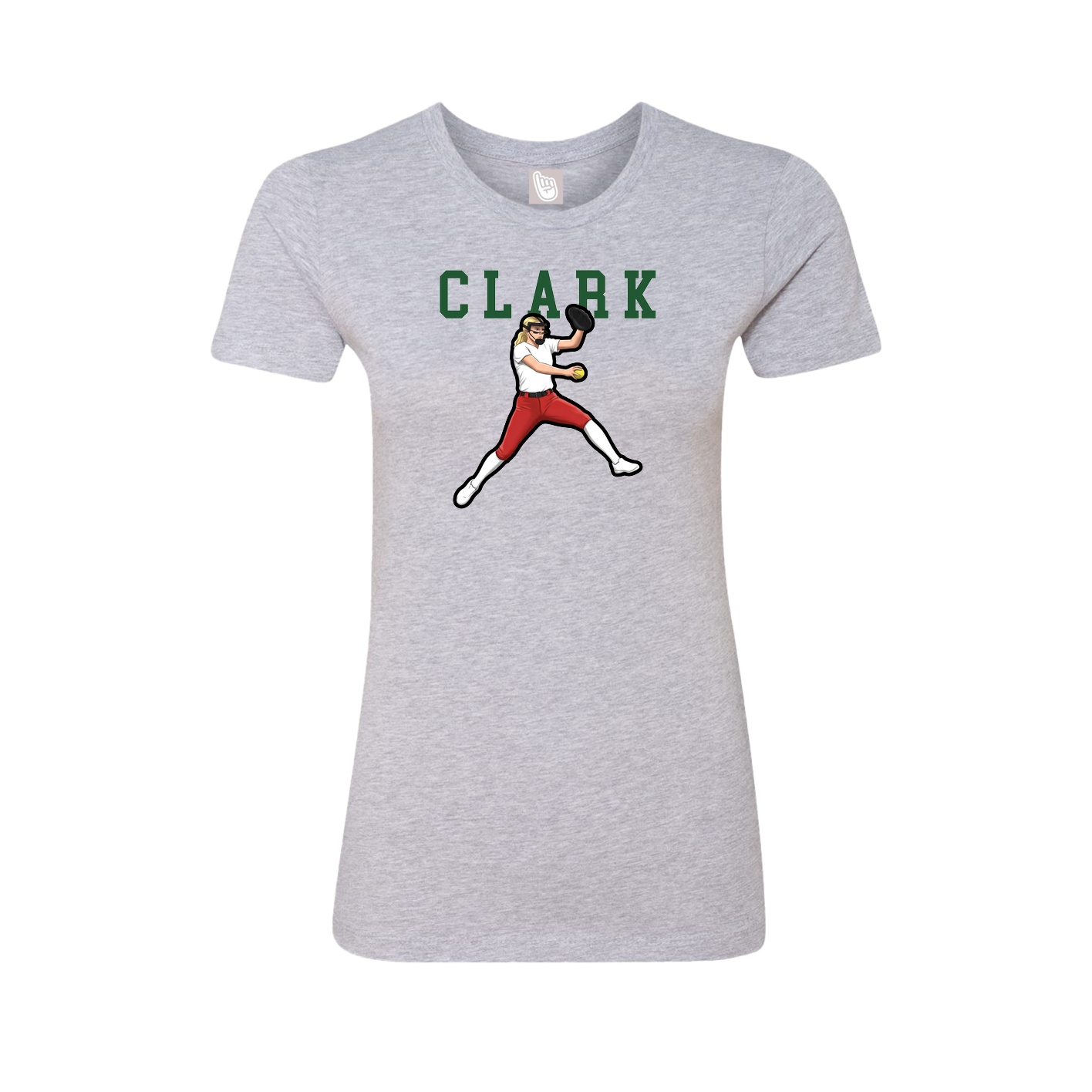 Fitted Women's Tee — Shirsey in Grey