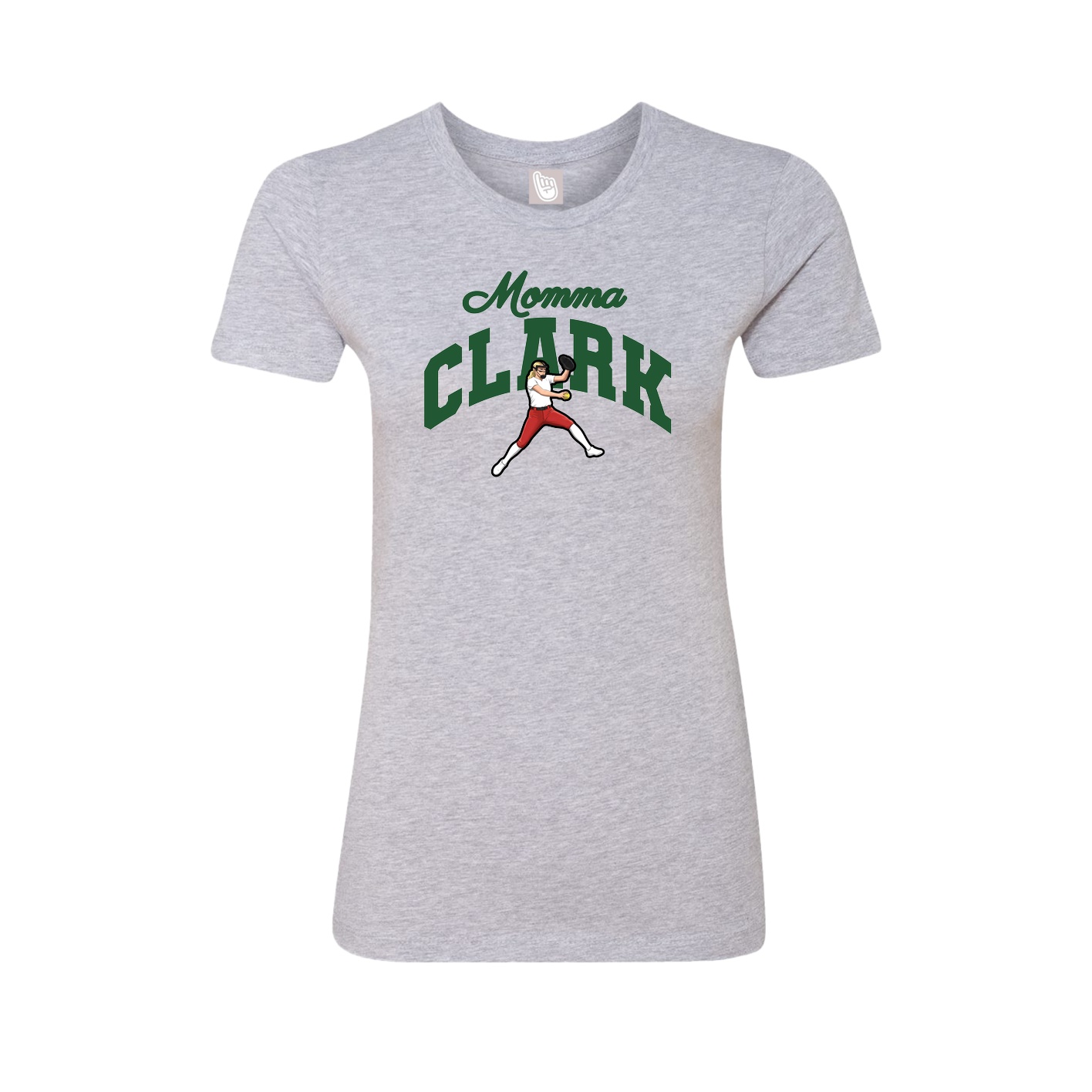 Womens Tee — Mothers Day Arch in Grey