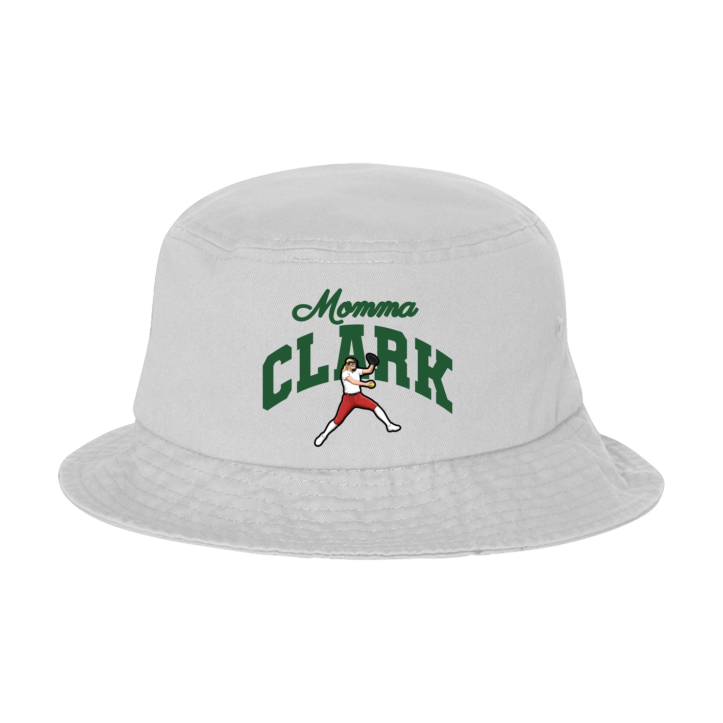 Bucket Cap — Mothers Day Arch in White