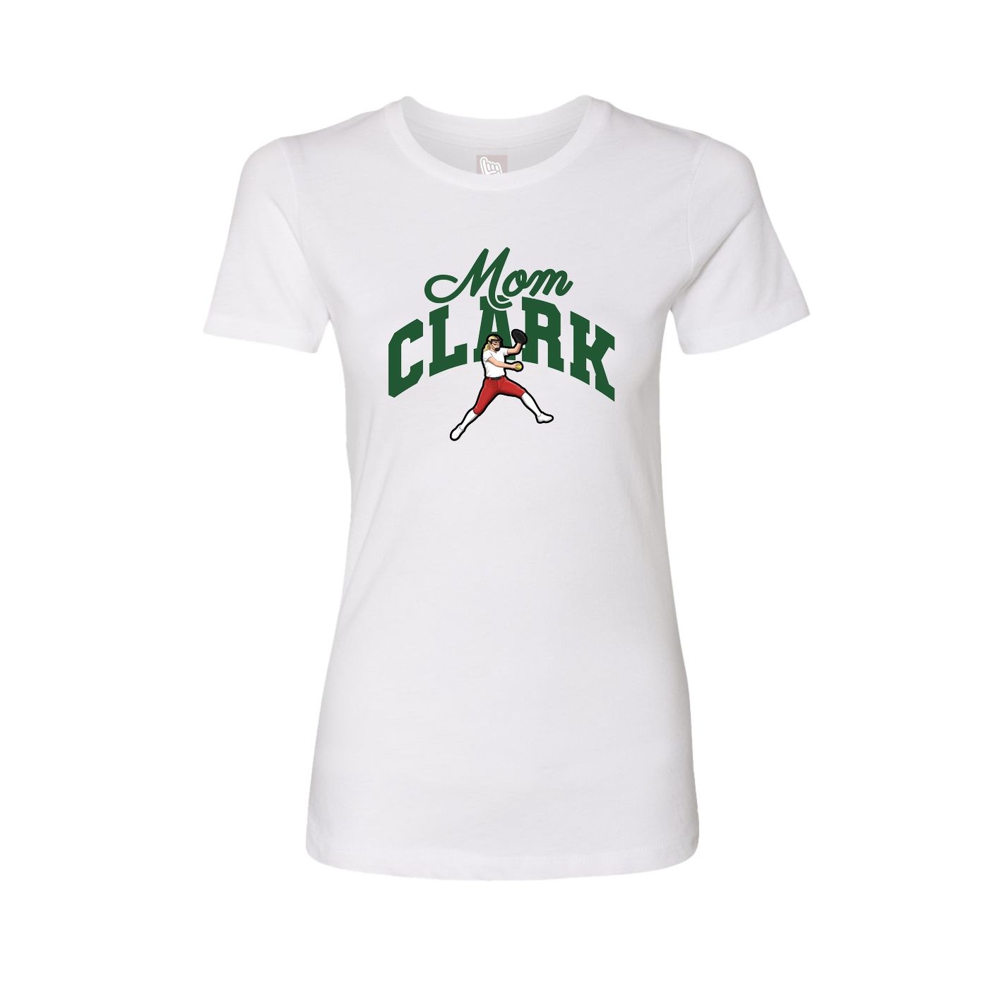 Womens Tee — Mothers Day Arch in White
