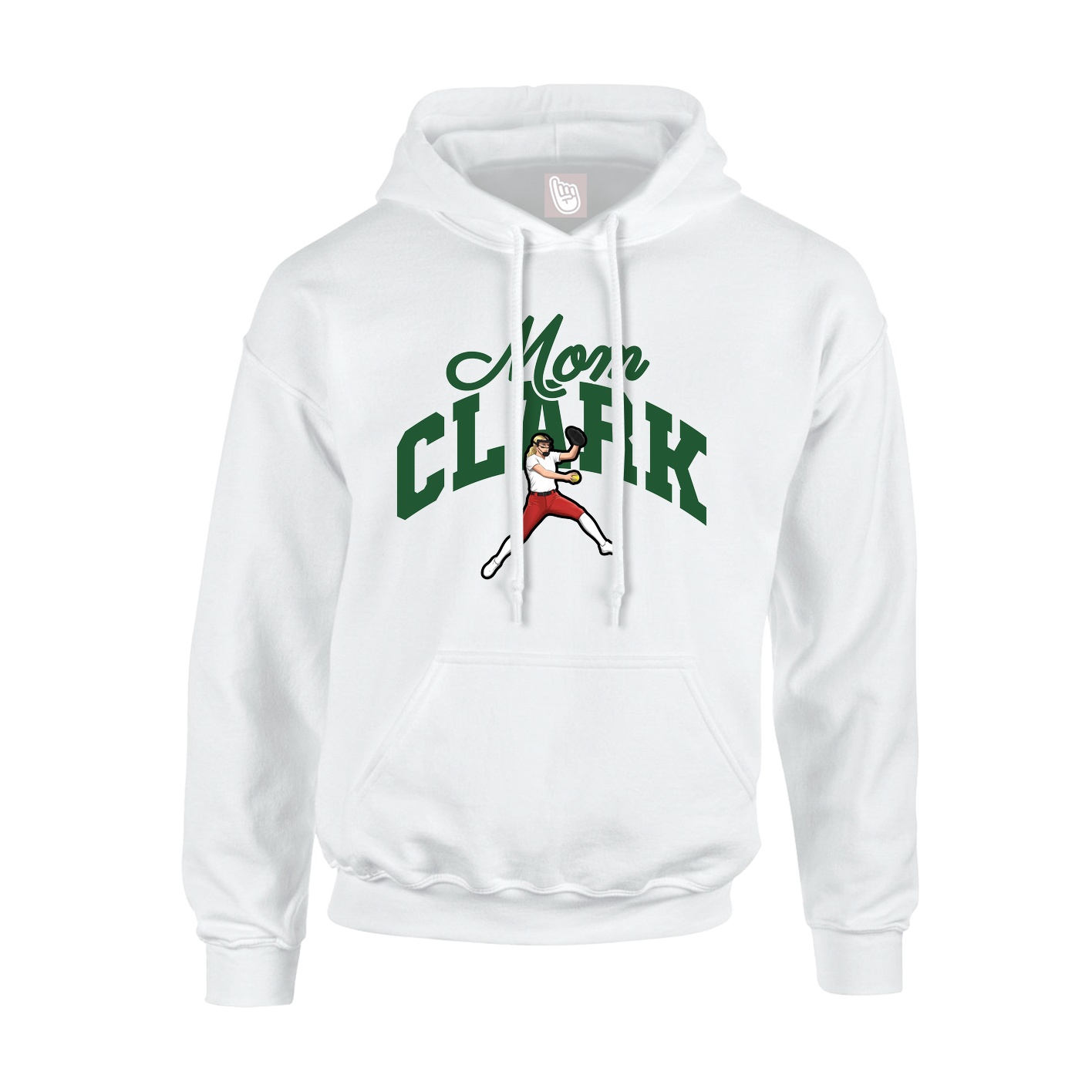 Hoodie — Mothers Day Arch in White