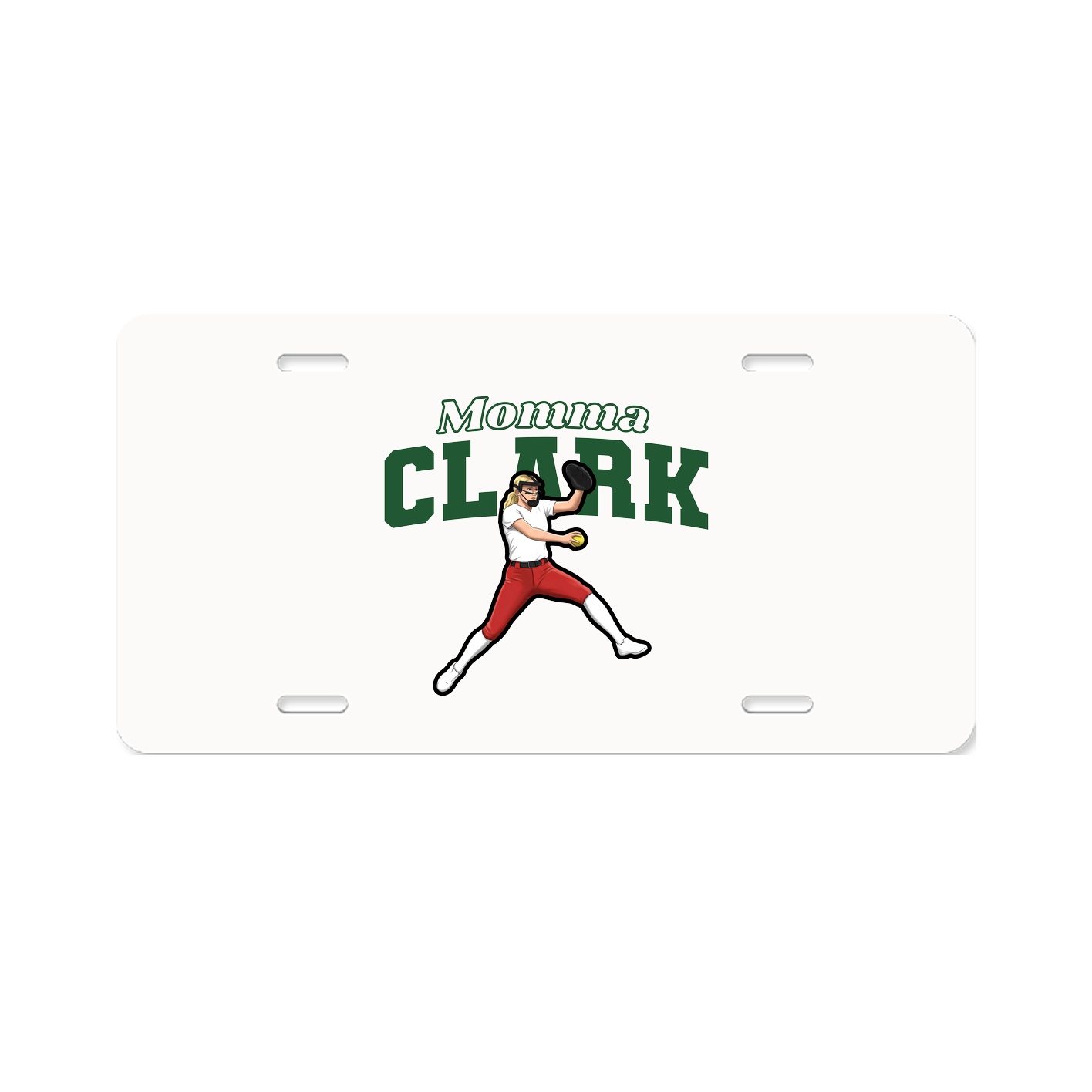 License Plate — Mothers Day Block in Classic