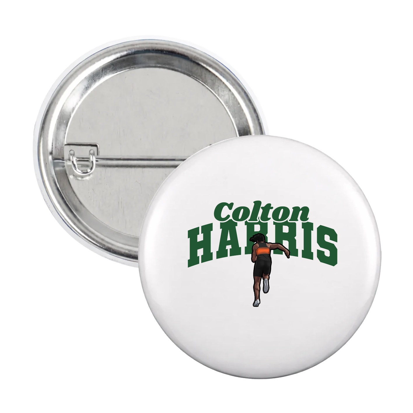Game Day Button — Signature Arch in White
