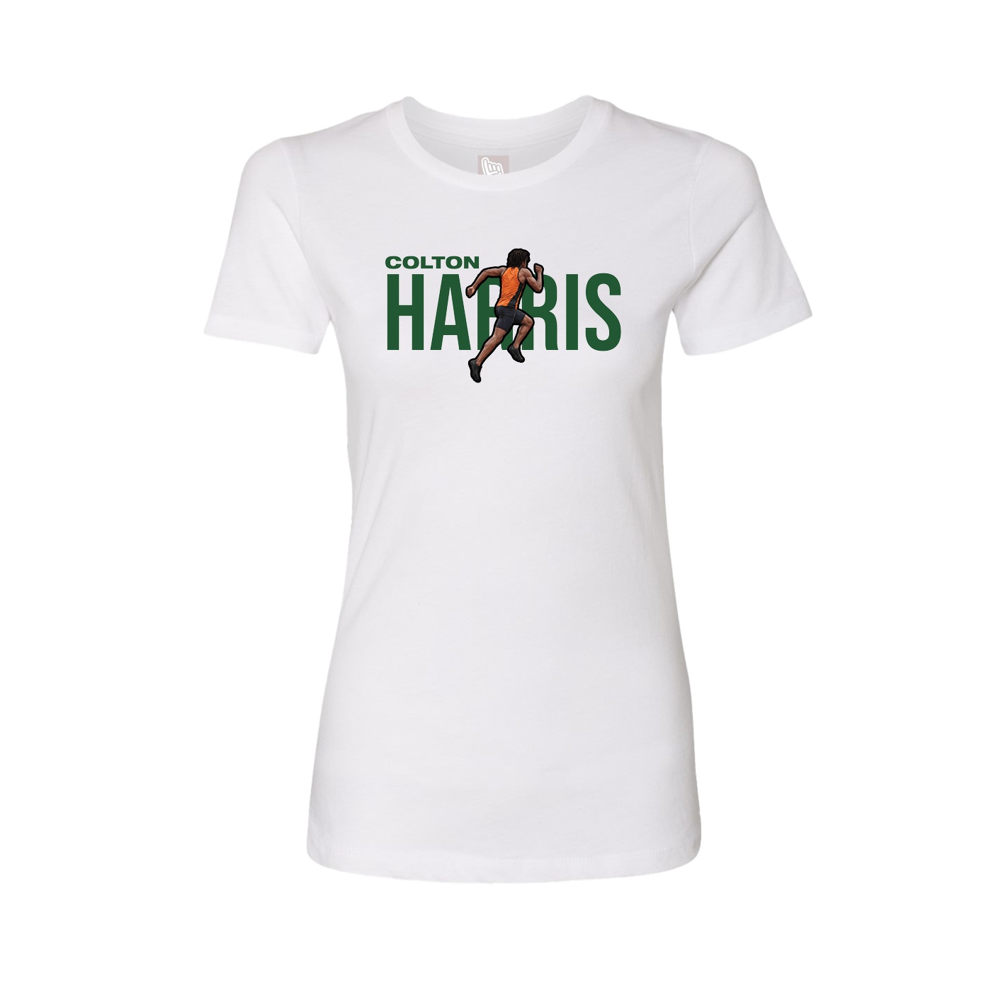 Womens Tee — Player Name in White