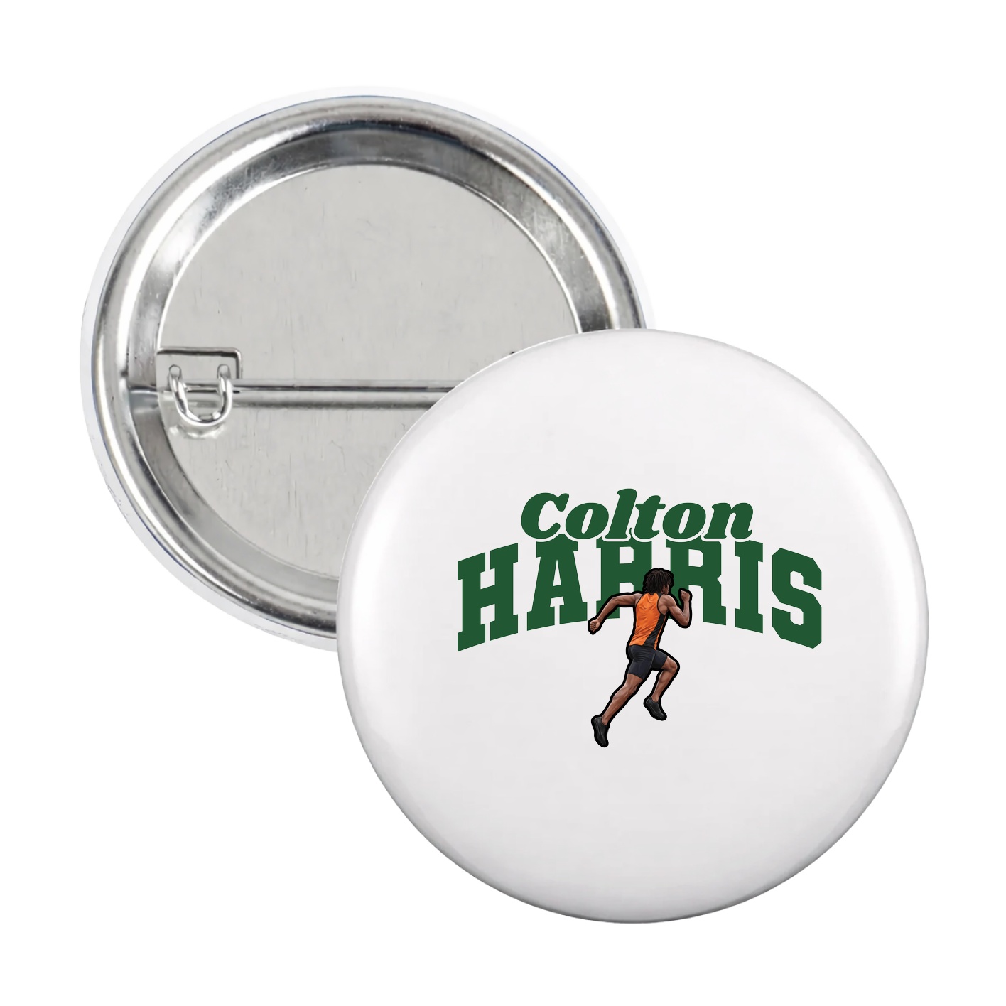 Game Day Button — Signature Arch in White