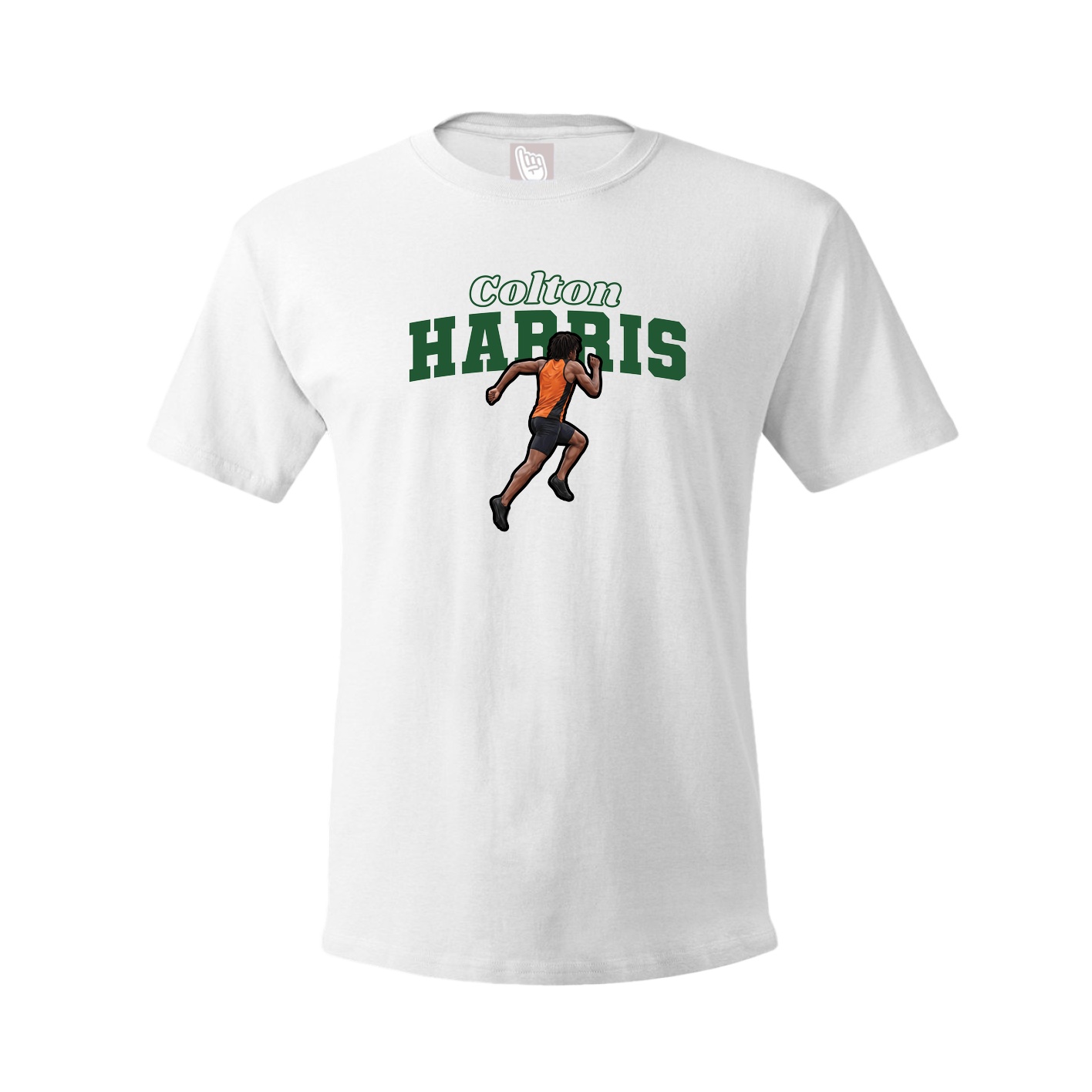 Tee — Name Arch in White