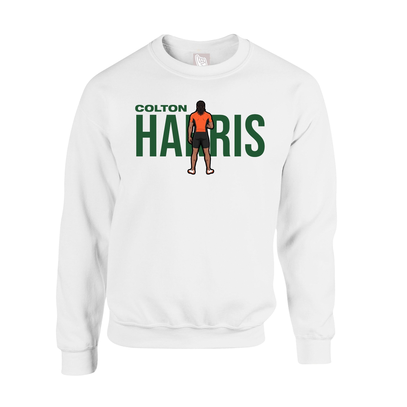 Fleece Crew — Player Name in White