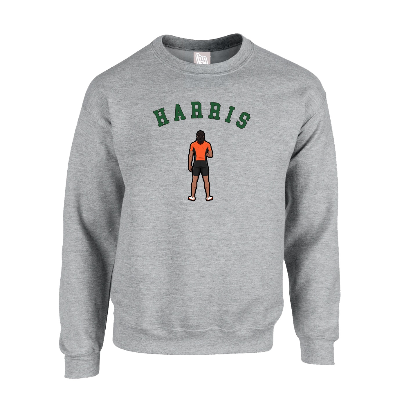 Fleece Crew — Shirsey Arch in Grey
