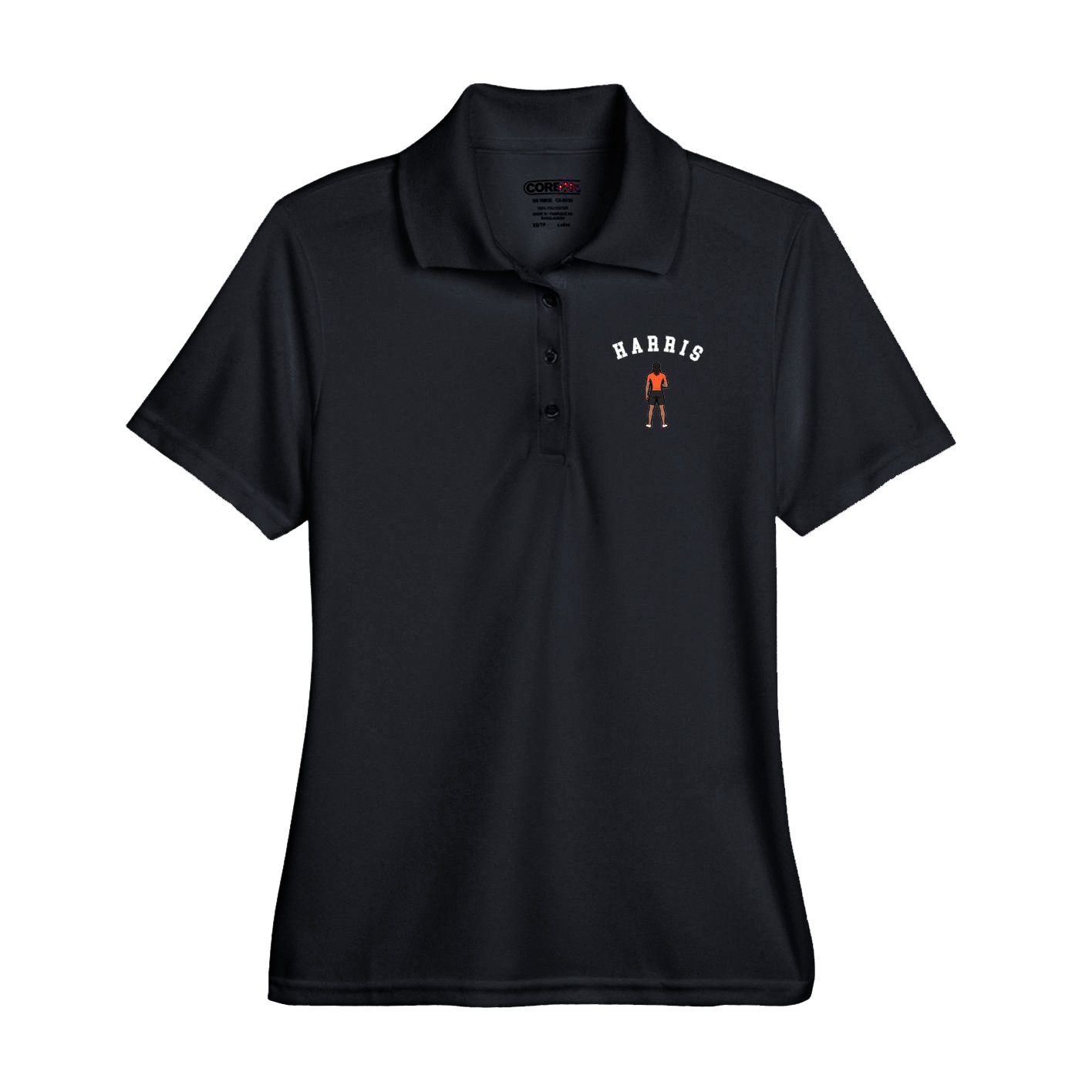 Performance Polo — Shirsey Arch in Black