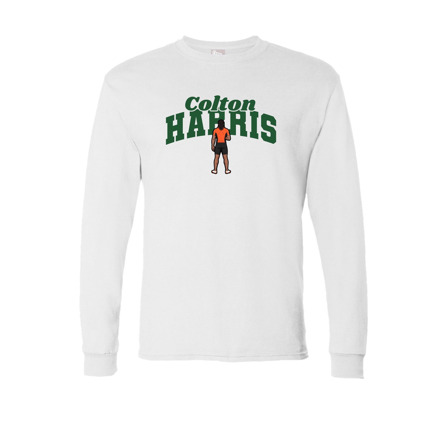 Long Sleeve Tee — Signature Arch in White
