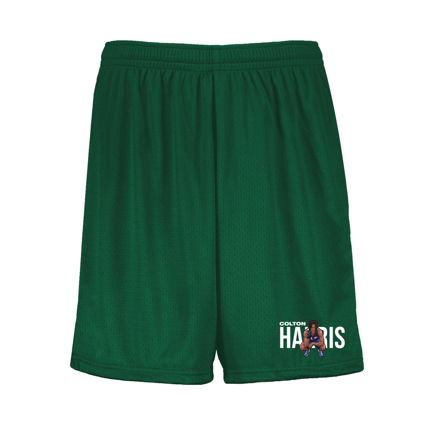 Shorts — Player Name in Green