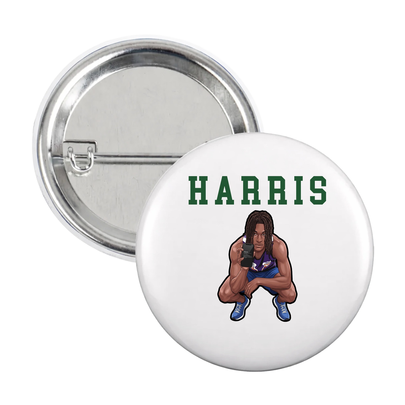 Game Day Button — Shirsey in White