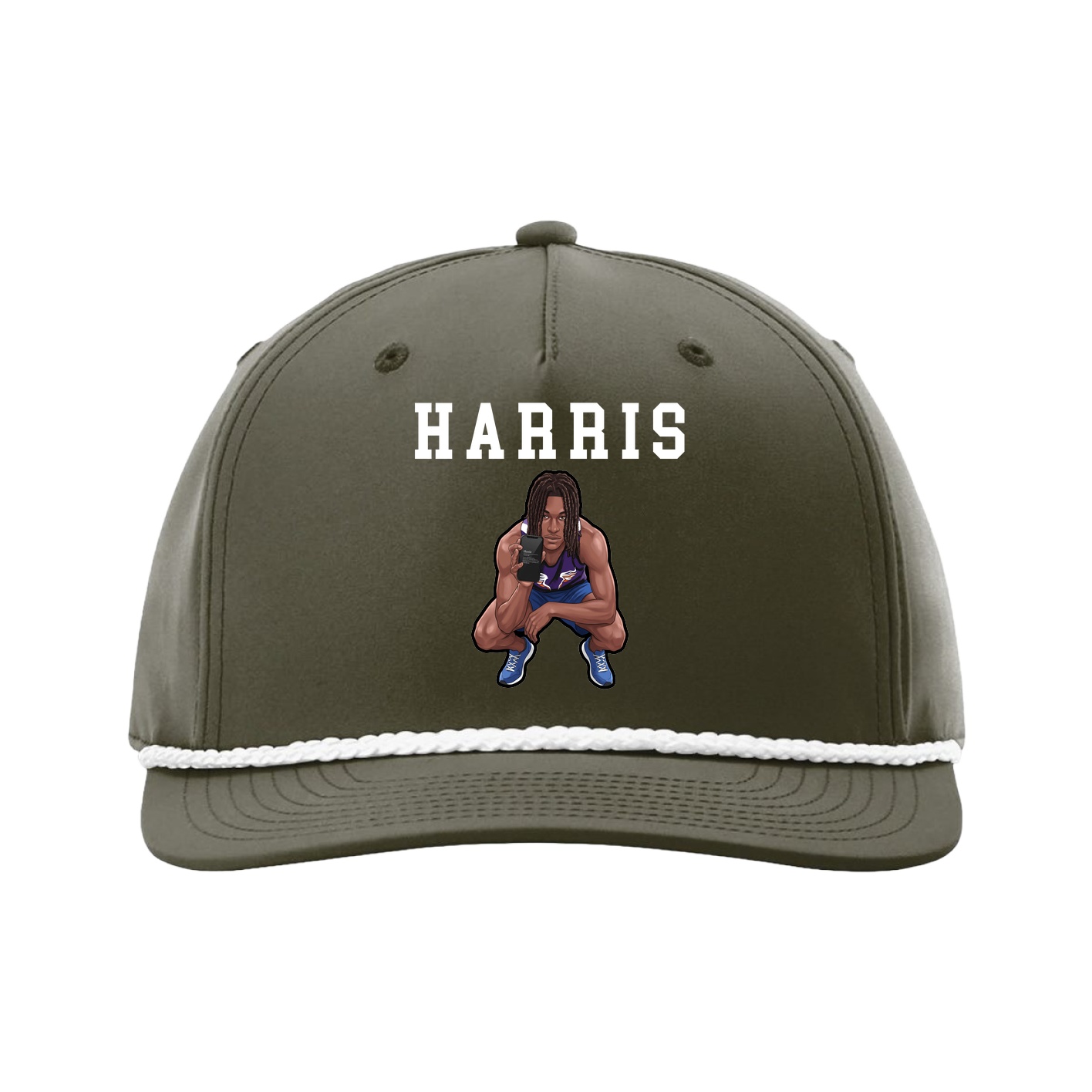 Five-Panel Classic Rope Cap — Shirsey in Green