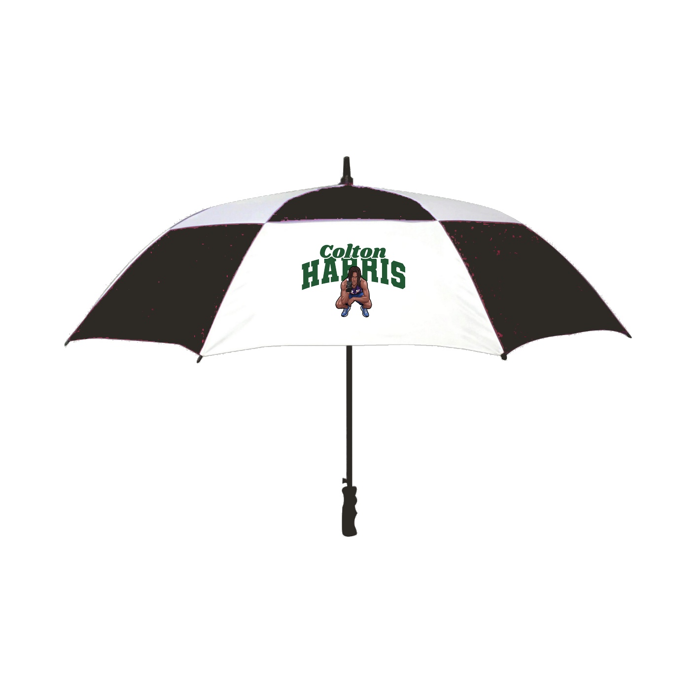 Golf Umbrella — Signature Arch in Black