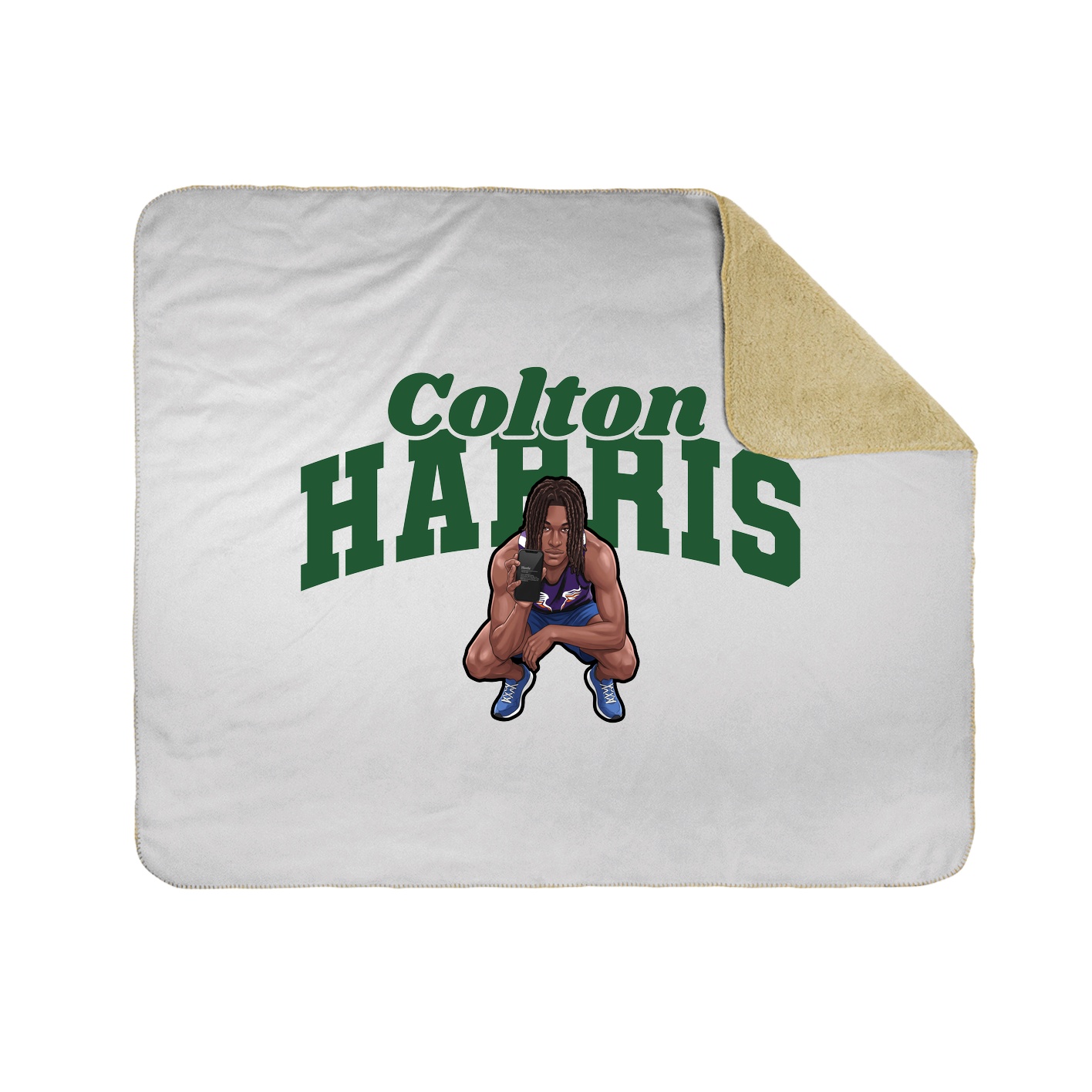 Throw Blanket — Signature Arch in White