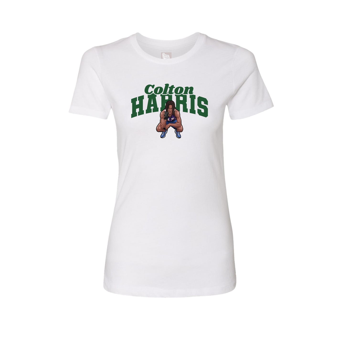 Womens Tee — Signature Arch in White