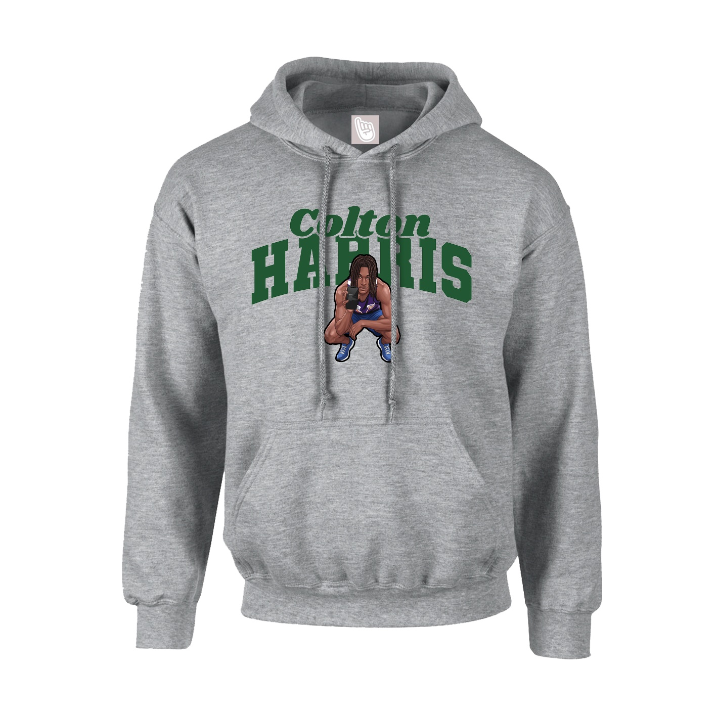 Hoodie — Signature Arch in Grey