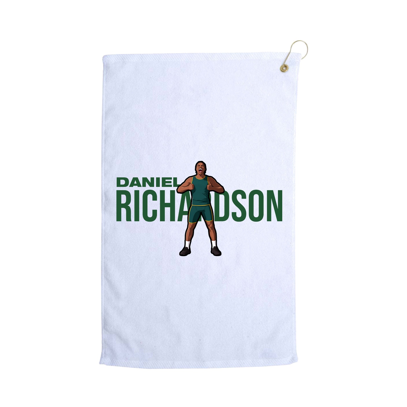Golf Towel — Player Name in White