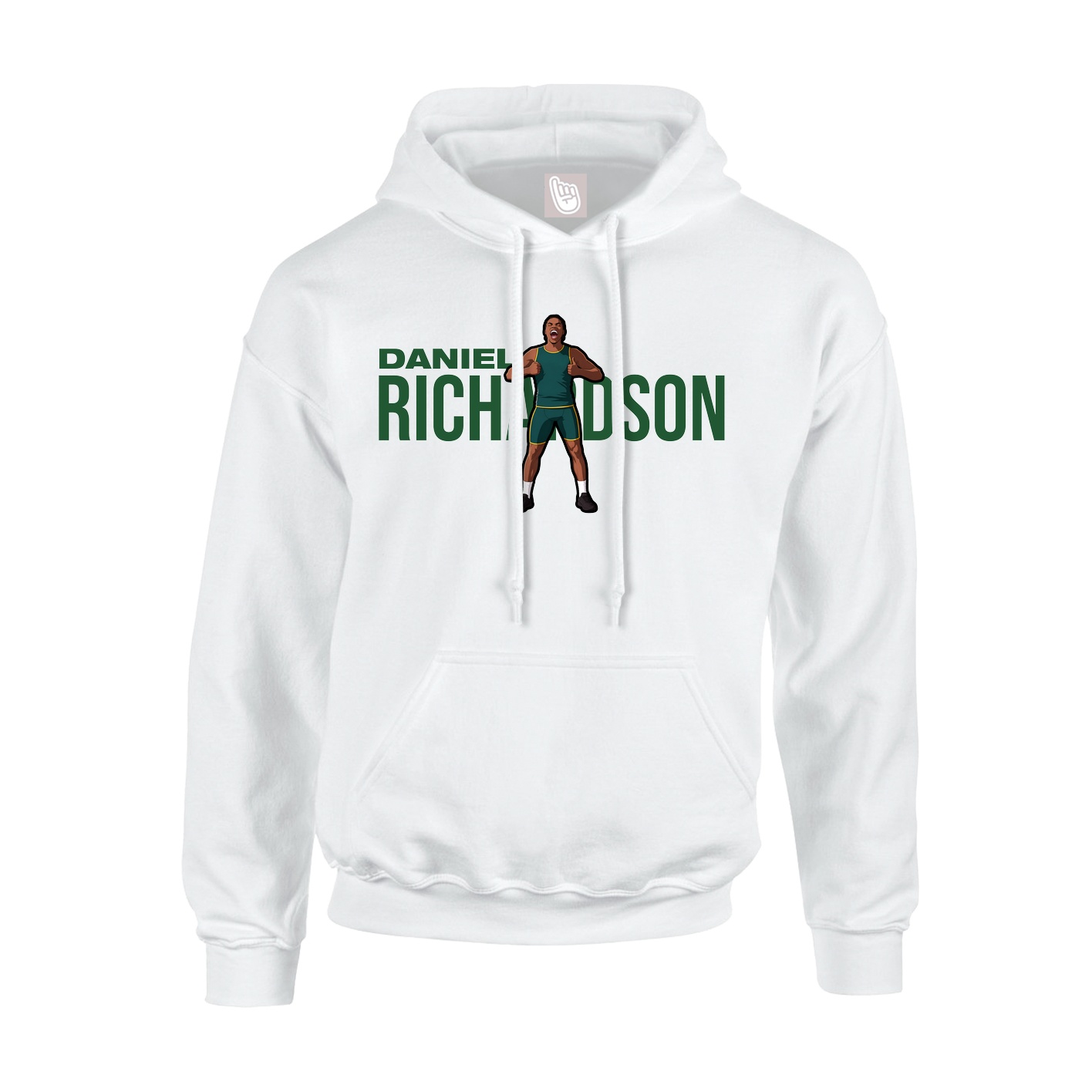 Youth Hoodie — Player Name in White