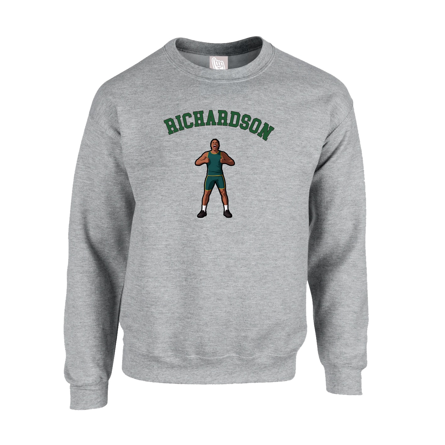 Fleece Crew — Shirsey Arch in Grey