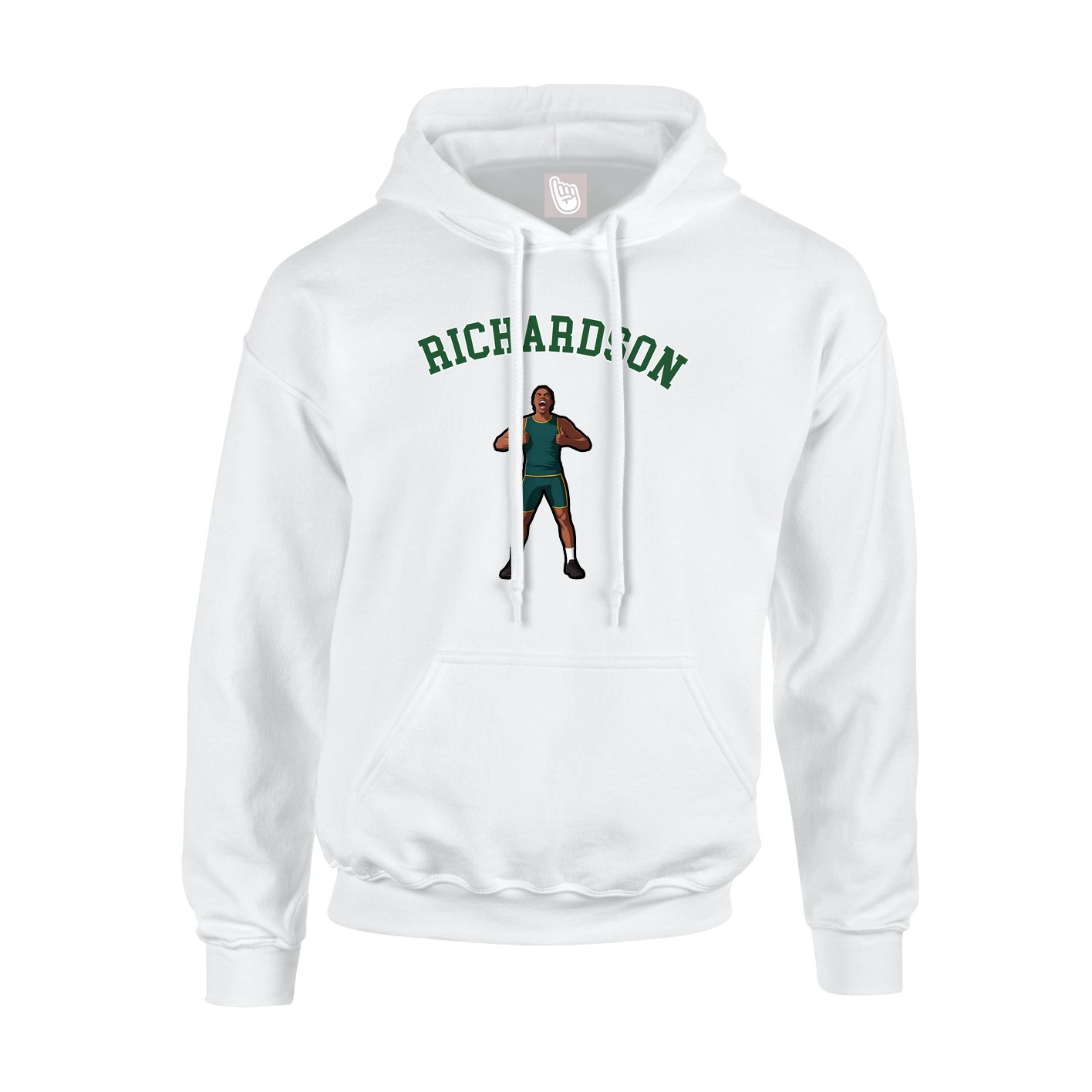 Youth Hoodie — Shirsey Arch in White